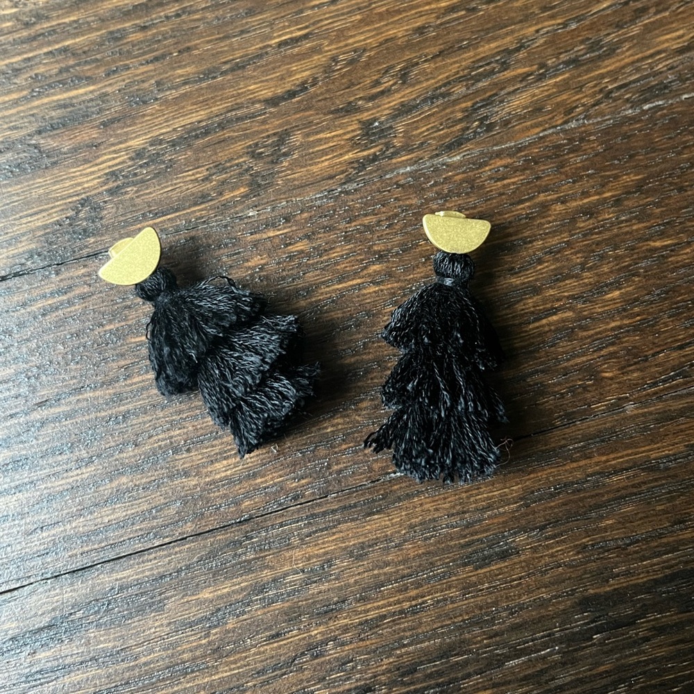 Madewell Tiered Tassel Earrings